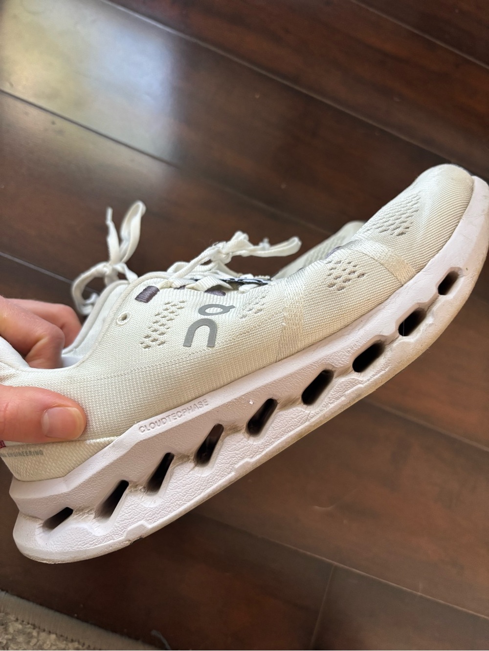 ON Cloudsurfer 2 White Women’s Road Running Shoes
